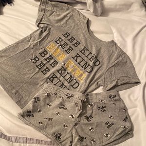 Bee 🐝 Kind PJ set by Love Peace Lounge. Size: XS. In perfect condition.